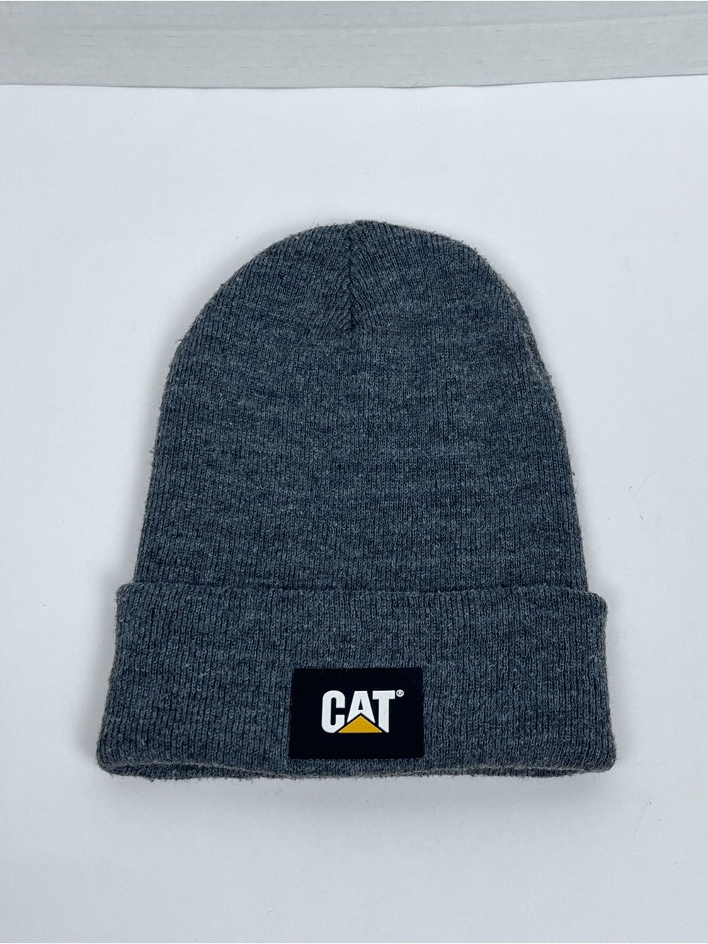 Caterpillar Equipment Cat Gray Logo Watch Cap One Size; Construction, Workwear